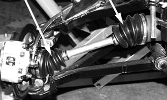 Check the tie rod end free-play by grasping the tie rod near the end and attempting to move it up and down. 5.