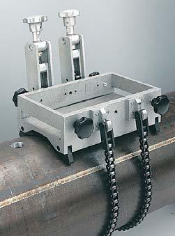 Clamp Saddle System Extend cutter reach up to 2" Available for magnetic drills with 3 /4" arbor bore or