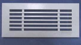 Steel grilles are protected with paint,