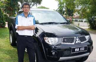 He belongs to an off-road enthusiast family, and reveals to us that two of his brothers are driving Mitsubishi 4X4s and his uncle recently bought a Pajero Sport SUV.