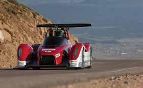 The Pikes Peak International Hill Climb is a unique time trial competition commencing at an elevation of 9,390 feet, with the race course winding its way around the mountain, all the way up to the