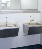 areas, general ablution and cleaning areas and staff facilities.