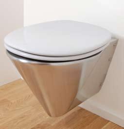 Floor fixed wc cantilevered wall mounted wc WC PANS GEC Anderson stainless steel WC pans combine an unrivalled trap-performance with