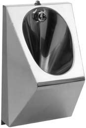 Wall mounted bowl urinal wall mounted trough urinal URINALS GEC Anderson urinals are available in trough and bowl models and are made from EN 1.4401 stainless steel.