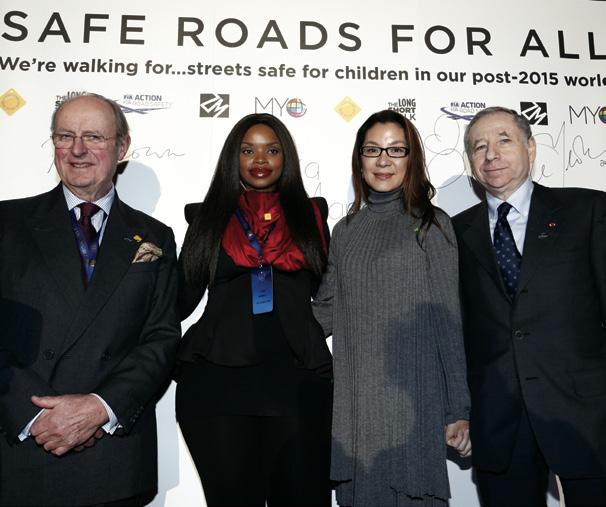 FIA Foundation Making mobility fair, safe, clean, green Chairman pays tribute to two high-profile road safety ambassadors, as Acting Director General reports on ongoing mobility campaign work Opening