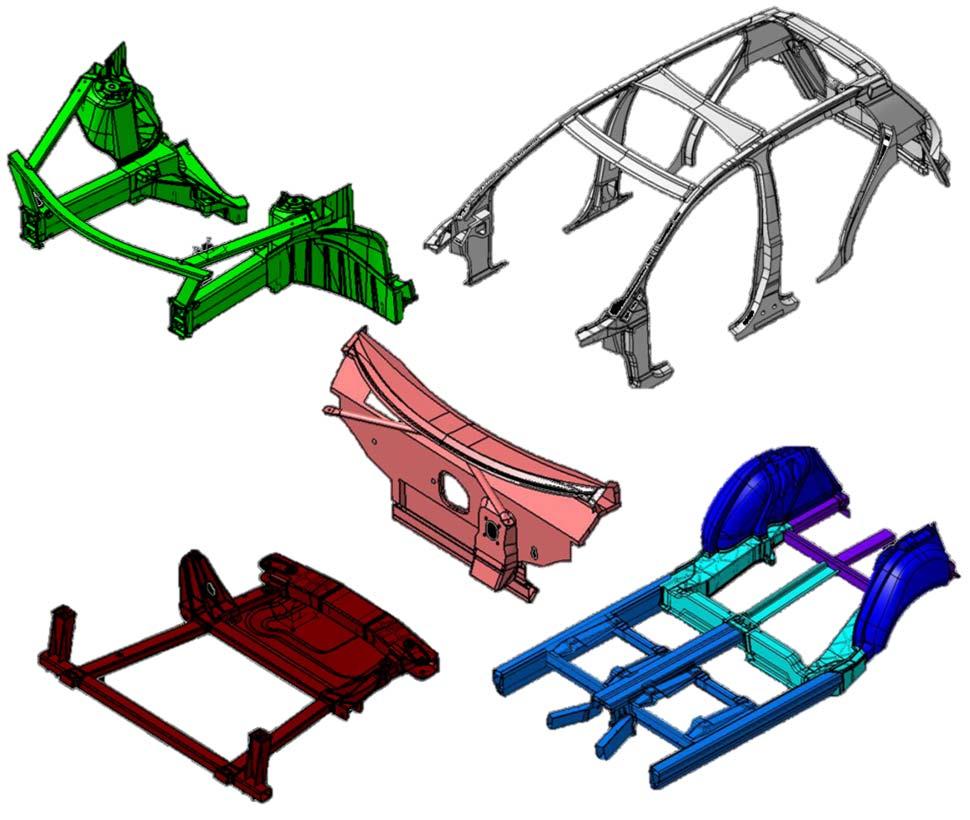 WP 2 Simulation Material and vehicle simulation Development, calibration and validation of material models that allow the description of the material behaviour in all relevant