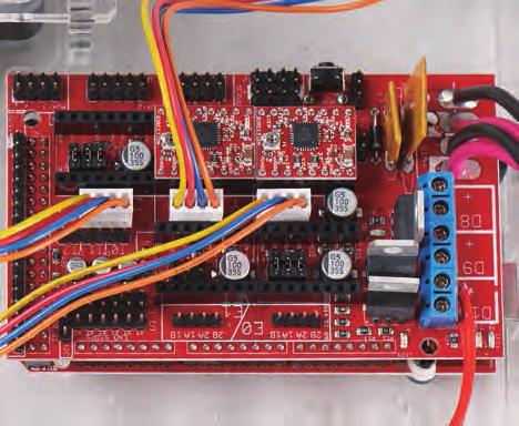 PC to connect to idbox via USB cable Parts to have ready 1 2 Z-axis motor driver goes here Feeder motor driver goes here Have a look at the driver board and