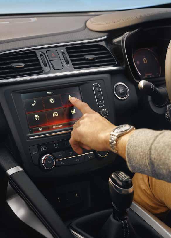 Connected control The Renault R-Link 2 multimedia system delivers an enriched driving experience. Intuitive, ergonomic and touch-sensitive, the 7" screen is extremely easy to use.