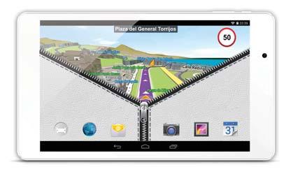 You will receive all the updates for the road network, addresses and points of interest. 4.3" touch screen, simple GPS navigation just by touching the screen.