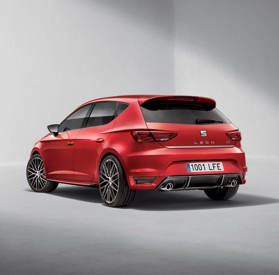 PERFORMANCE Aerodynamic Kits Designed both to emphasize the character of your SEAT Leon and let you personalize its look, as well as boost performance on the road, new Aerodynamic Kits provide the