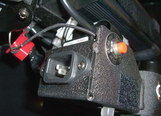 For the main harness, remove the two screws that holding the female beau plug (figure A4.22). d.
