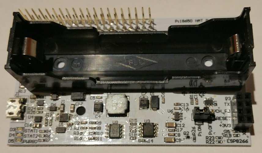 Pi18650 Li Ion Battery HAT