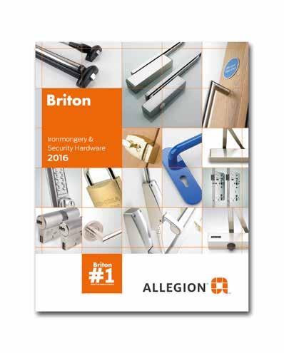Briton Catalogue NEW BRITON CATALOGUE 2016 Following the positive customer reaction to our new format catalogue, this year's