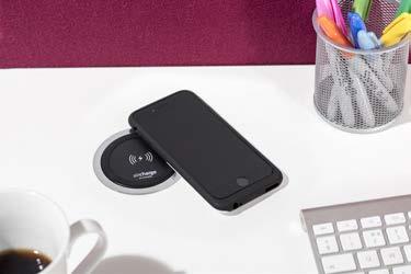 DESKTOP Available with a variety of options including: Power and USB charge DOUBLE SCALLOP LONG