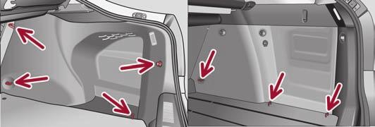 54 Seats and Stowage (continued) The items carried in the luggage compartment should be stowed in such a way that no objects are able to slip forward if there are any sudden driving or braking