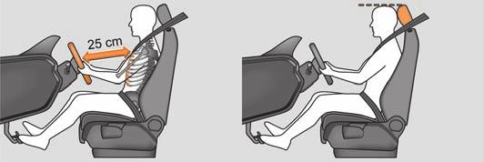 82 Passive Safety Point out to your occupants that the head restraints must be adjusted to match their body size.