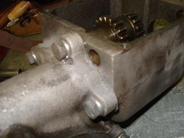 Install the Transmission to the Differential and evenly