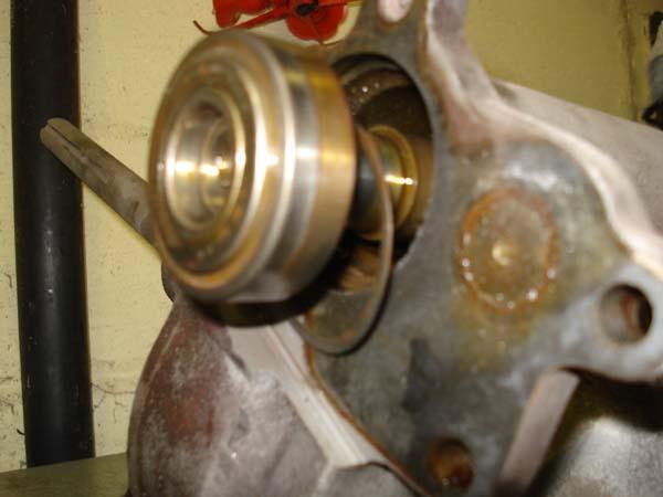 Inspect the Cluster Gear Bearings for wear or damage.