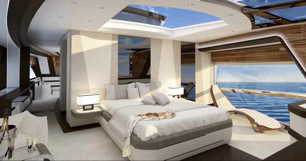 Owner s suite Dominate the sea in your full beam owner