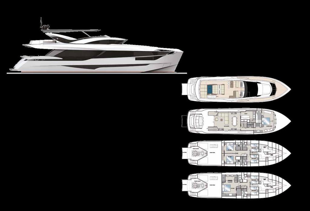 Technical Specifications DOMINATOR D26 ILUMEN HPH (high performance hull) Length overall 26,5 m (registered length: 23,99 m) Maximum beam 6,72 m Draft 1,52 m Displacement approx.