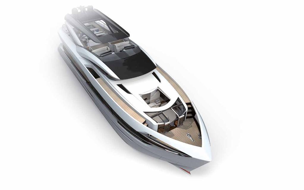 Optimised for power V cruise high 22 kn - 24 kn Sport Both electric mode and Diesel engine are in use Batteries