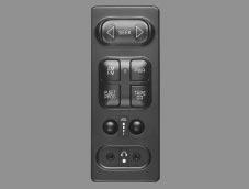 (5): Press this pushbutton to turn Dolby NR on and off. Dolby NR is active when a tape is inserted in the remote cassette. The double-d symbol will appear on the display.