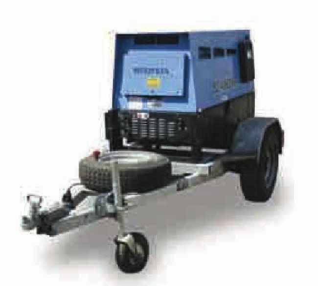 ac/dc single and three phase Diesel welders up to 575A, also available with built in