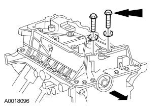8. Tighten the outer 20 bolts and 2 nuts. Tighten the nuts to 10 Nm (89 lb-in). Tighten the bolts to 14 Nm (124 lb-in). 9.