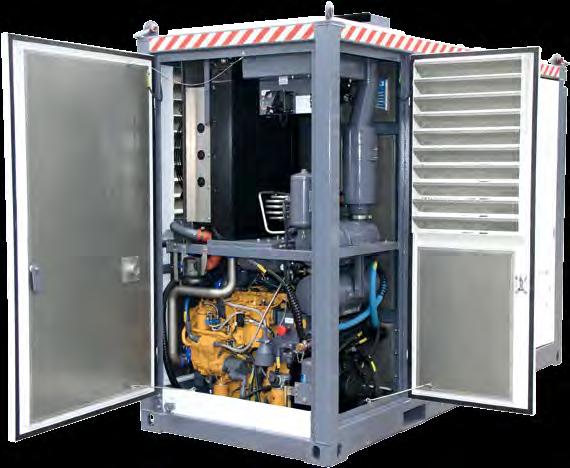 Offshore Wireline Unit Benefits Powerful engine with 131 HP in continuous operation: For basic and