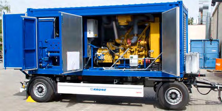 Skid-mounted Fluid Pump Units Single Pump Container 600-480 Fluid Pump Units & Accessories back Figure with additional trailer Profile The KOLLER Single Container is designed to pump water,