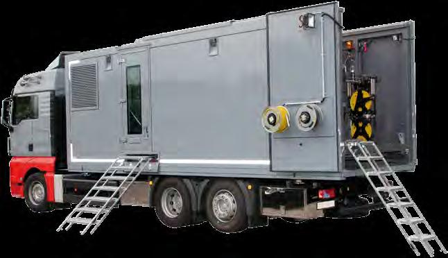 Truck-mounted Wireline Units Wireline Unit PP Swap Body 24ft Wireline Units & Accessories back Profile The KOLLER Wireline Truck has been developed for carrying out measurements and workover