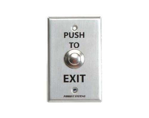300-30032: Exit Device Momentary DPDT Exit Button Narrow - Size: 4.4" H x 1.8" W Stainless Steel - Finish 300-30037: Exit Device Momentary DPDT Exit Button Wide - Size: 4.