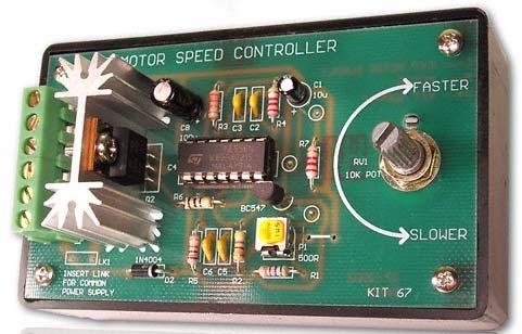 2.2.2.6.1.1 Joystick Mode Motor Speed Control System A DC motor speed control kit will be obtained from Karl s electronics (Figure 65). Figure 64: Motor speed control system.