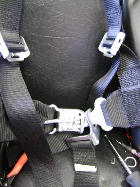 Figure 103: Restraint system. 2.3.4.3 Foot Straps The E-Racer also has foot straps near the front of the go-kart. These foot straps will be used to keep the rider s feet in place while driving.