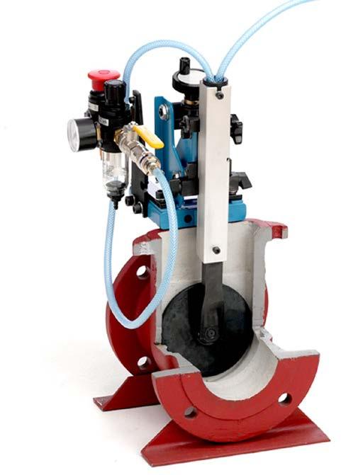 Portable Valve Grinding Machines The range of portable industrial valve grinders offered by Kemet are a patented design concept that are a proven solution for on-site valve reconditioning.