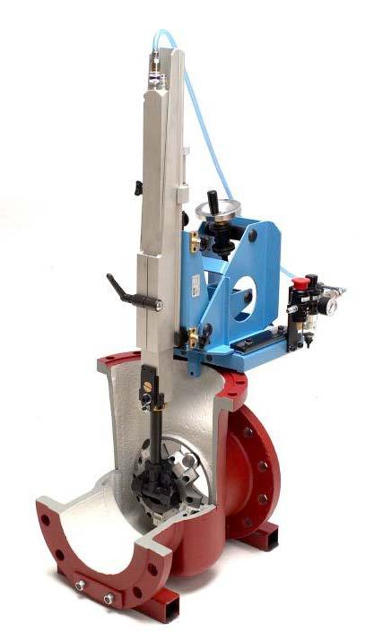 Valve Grinding Gate, Check, Safety, Control Valves & Gate Valve Wedges G for valves 6-32 (150-812mm)* Drive heads on the model G incorporate individually driven discs, permitting rapid and efficient