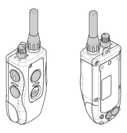 DESCRIPTION OF TRANSMITTER PARTS DESCRIPTION OF TRANSMITTER PARTS transmitter (1-dog unit) Rheostat Intensity Dial Antenna