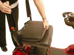 Lift armrests upwards for ease of access (Photo 10.1). 2.