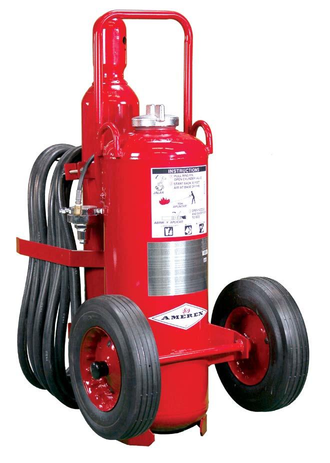 NITROGEN CYLINDER OPERATED 125/150 lb. Regulated Pressure - ABC, REGULAR, PURPLE K Dry Chemical These 110 ft 3 nitrogen cylinder operated models feature a pressure regulator and two wheel options.