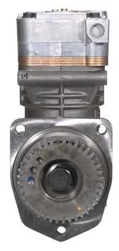 The crankcase cover located at the bottom of the crankcase Compressor Model, Customer Piece Number, Bendix Piece Number and Serial Number shown here FIGURE 4 - CRANKCASE BASE
