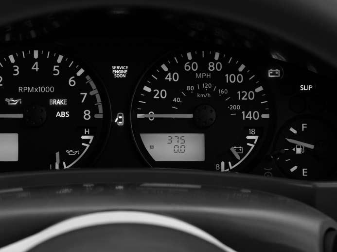 AVERAGE SPEED (MPH or km/h) Shows the average speed since the last reset. AVERAGE FUEL CONSUMPTION (mpg or l/100 km) Shows the average fuel consumption since the last reset.