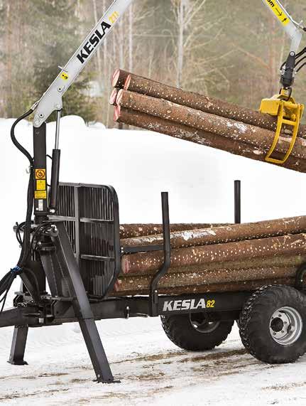 TIMBER TRAILERS 82 92/L/HD/LHD 102/H/HD/ND Carrying capacity, agility and drive Kesla has the largest selection of timber trailers with 15 models with 8 12 tonne net loadings.