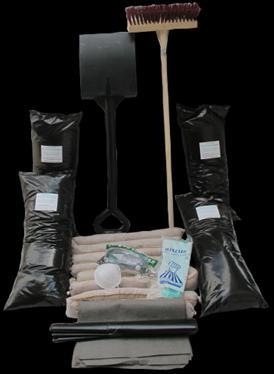 ANTI STATIC PVC BAG SPILL KIT 2 x Absorbent Socks 5 x Spark Resistant Pads 1 x 30L Coco Peat Absorbent 2 x Spark Resistant Recovery Bags 1 x Spark