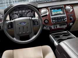 Super Duty LARIAT puts you in charge and at ease behind the wheel, so