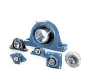 Designs Conventional SKF ball bearing units are referred to as Y-bearing units. These units consist of: Fig.