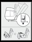 Refer to To adjust the seat forward or backward in your Owner s Manual for help. NOTE: If you do not move the second row seat fully backward, you may not be able to fold the second row seat. 5.
