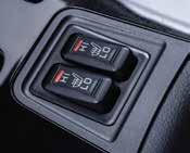 Electrical Parking Brake (if equipped) Pull up on switch to engage the parking brake. Push down on switch to disengage parking brake.