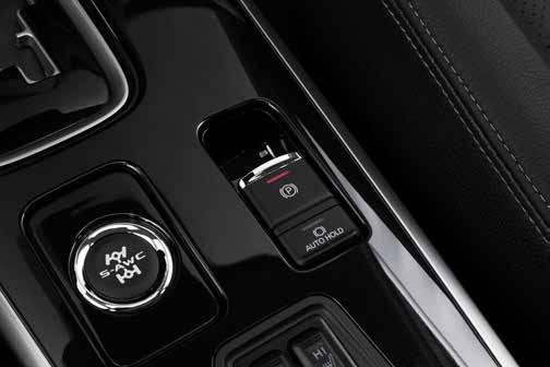 The indicator illuminates in the Multi-Information Display. When the accelerator pedal is depressed, the parking brakes are automatically released.