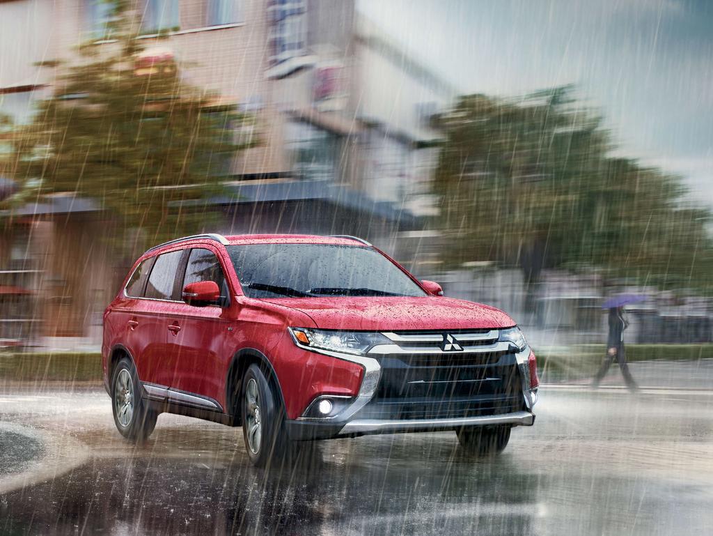 SAFETY JOB ONE: THE SAFETY OF SEVEN The Outlander is a clinic in advanced safety technologies. In fact, Outlander has been an IIHS Top Safety Pick+ recipient for 2014, 2015 and 2016.