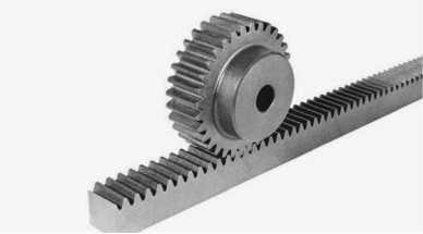 Thus, the rack and pinion is a special case of spur gearing. The rack-and-pinion is useful in converting rotary otion to linear and vice versa.
